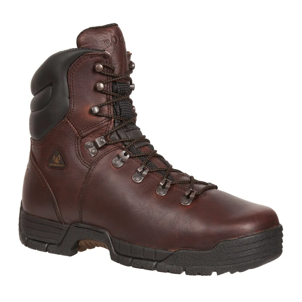 Rocky Mobilite Men's Steel Toe Waterproof Oil-Resistant Work Boots Fq0006115 In Brown