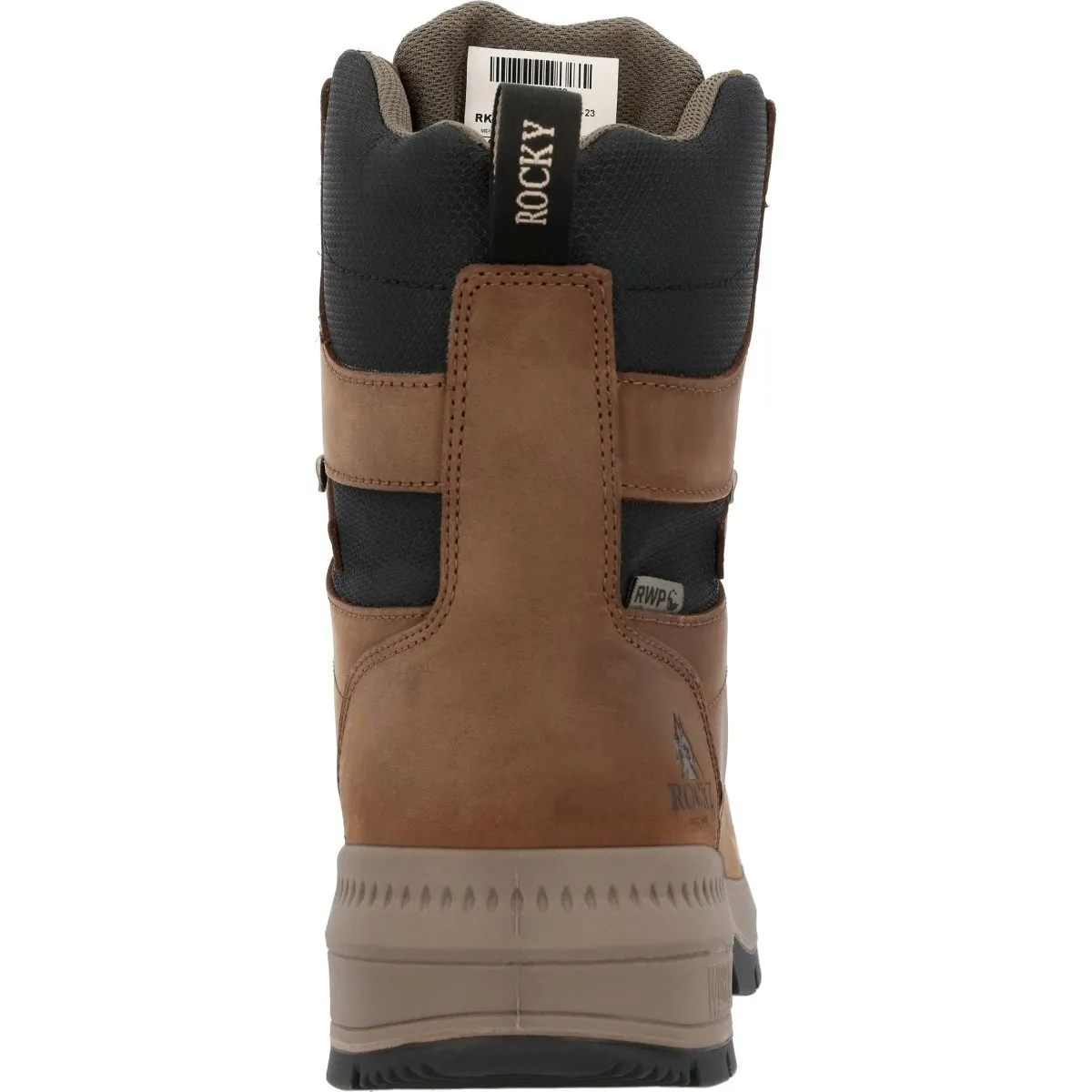 Rocky Worksmart Men's 8” Composite Toe Internal MET Guard Work Boots Rkk0482 In Brown