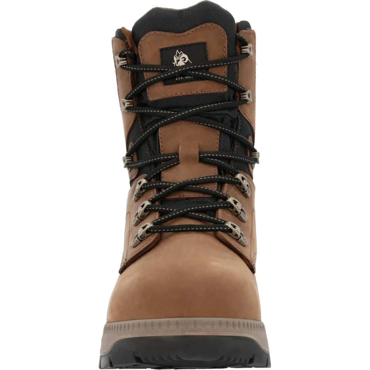 Rocky Worksmart Men's 8” Composite Toe Internal MET Guard Work Boots Rkk0482 In Brown