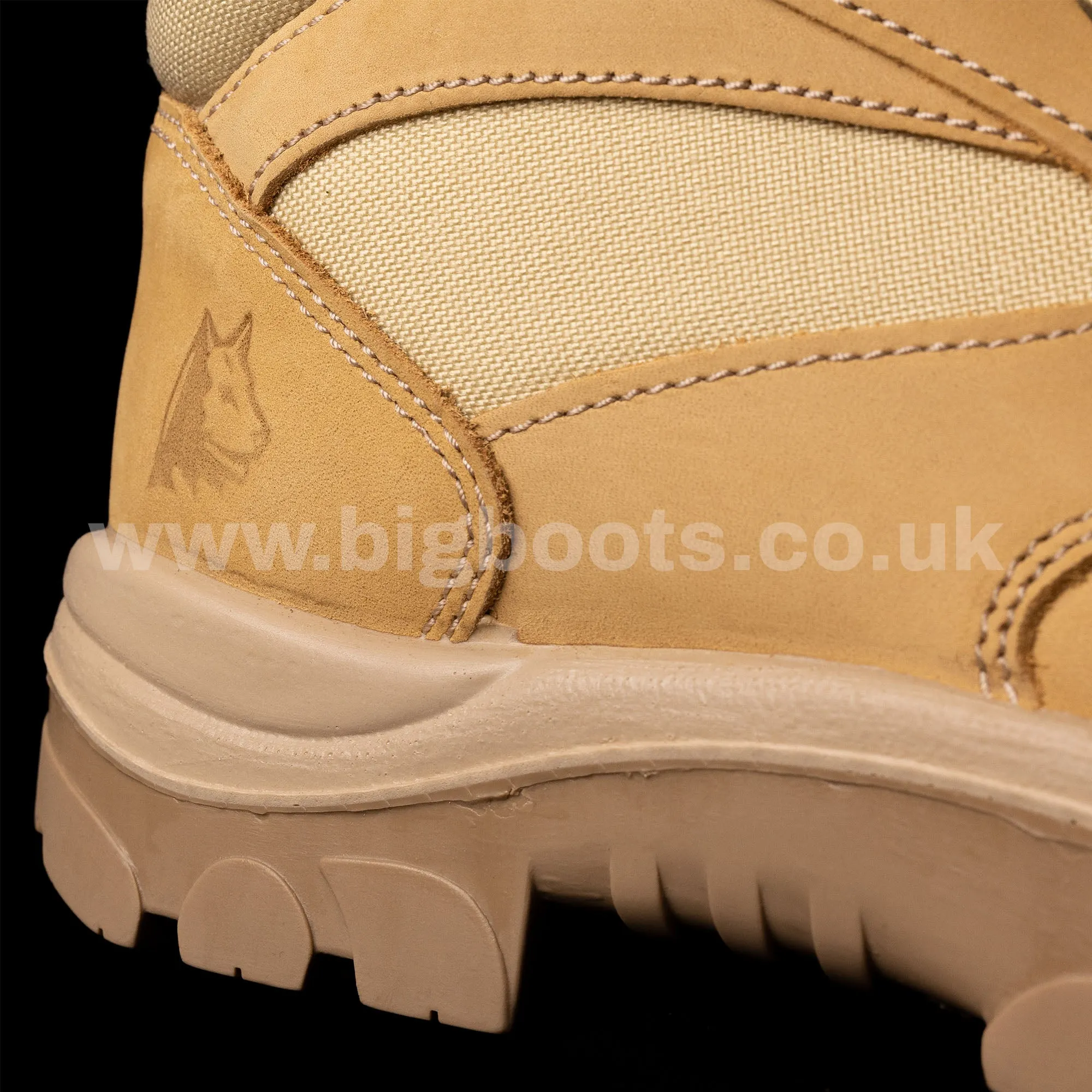 Steel Blue Mens Work Boots Parkes Zip Scuff S3 - SAND