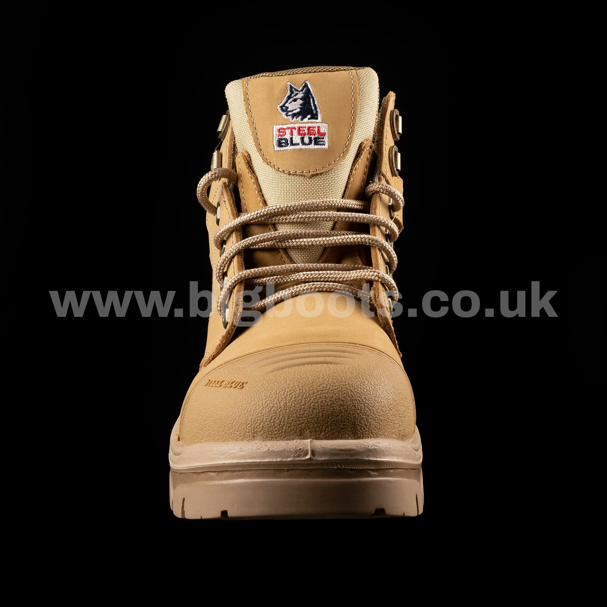 Steel Blue Mens Work Boots Parkes Zip Scuff S3 - SAND