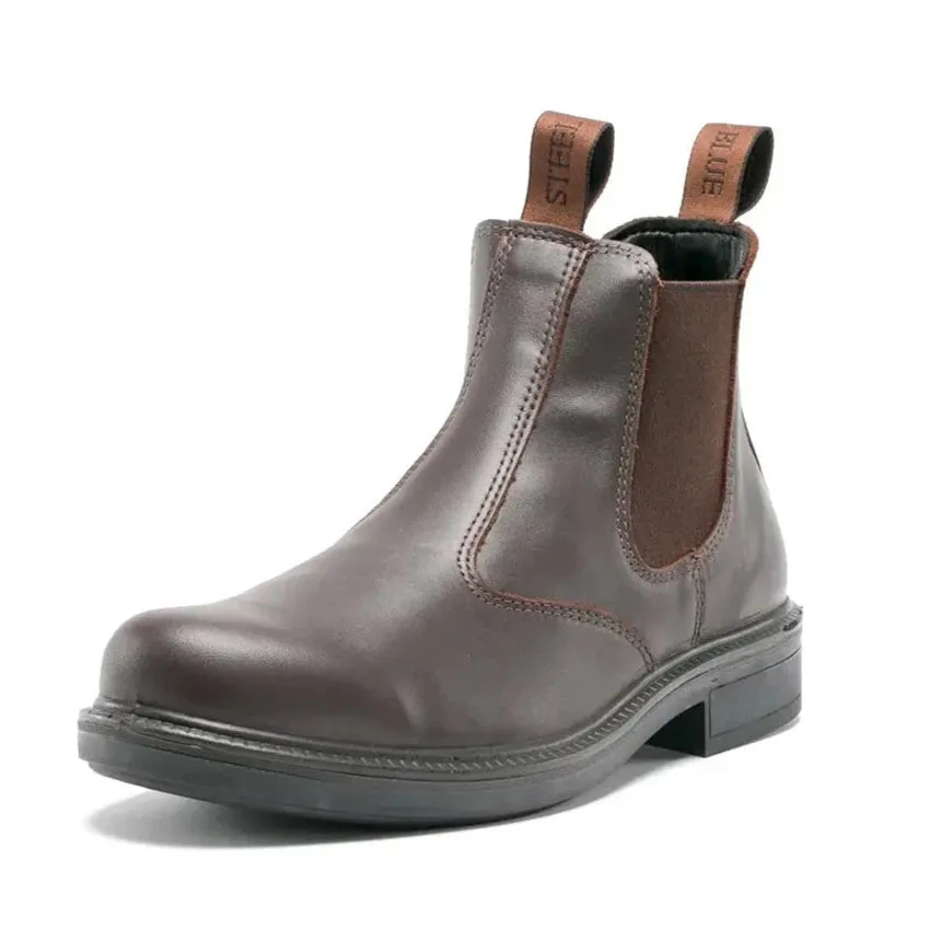 Steel Blue Winter Brown Randwick Elastic Side Soft Toe Non Safety Boot (310220) (Pre-Order)