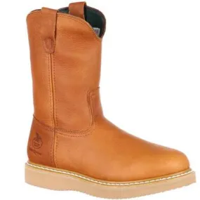 Steel Toe Wedge Sole Pull-On Work Boot, Mens