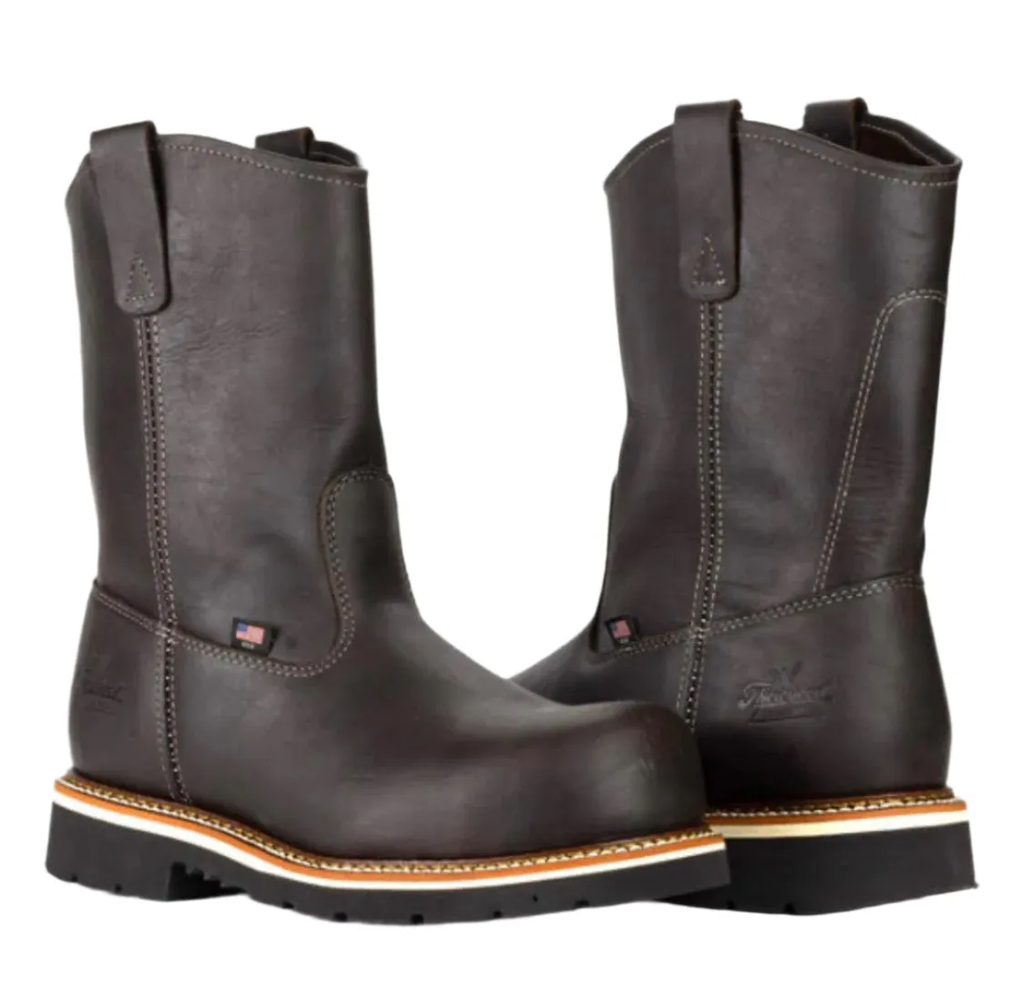 Thorogood Men's Emperor Toe Briar Pit Stop Wellington Comp Toe Work Boots 804-4369