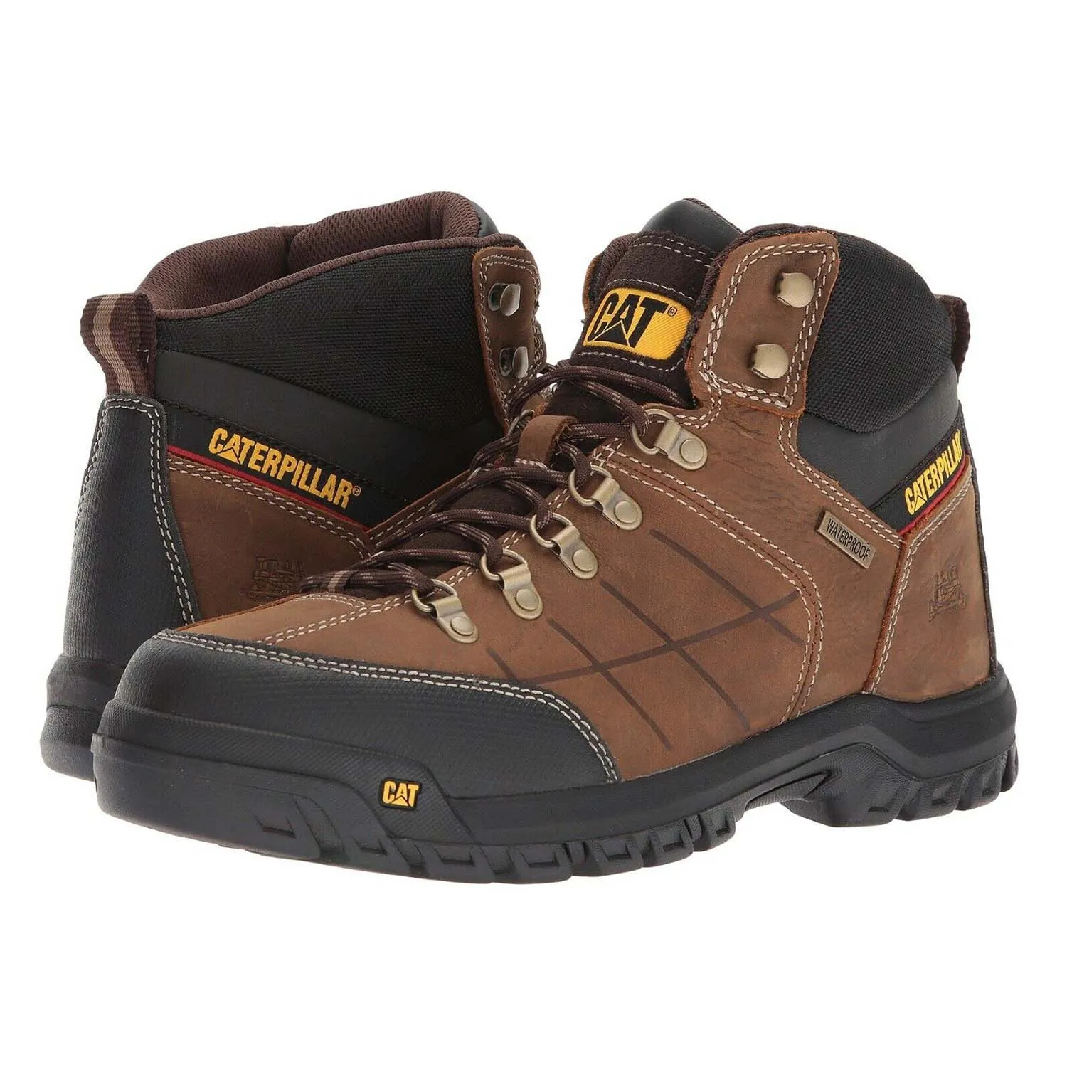 Threshold Steel-Toe Waterproof Work Boot Brown