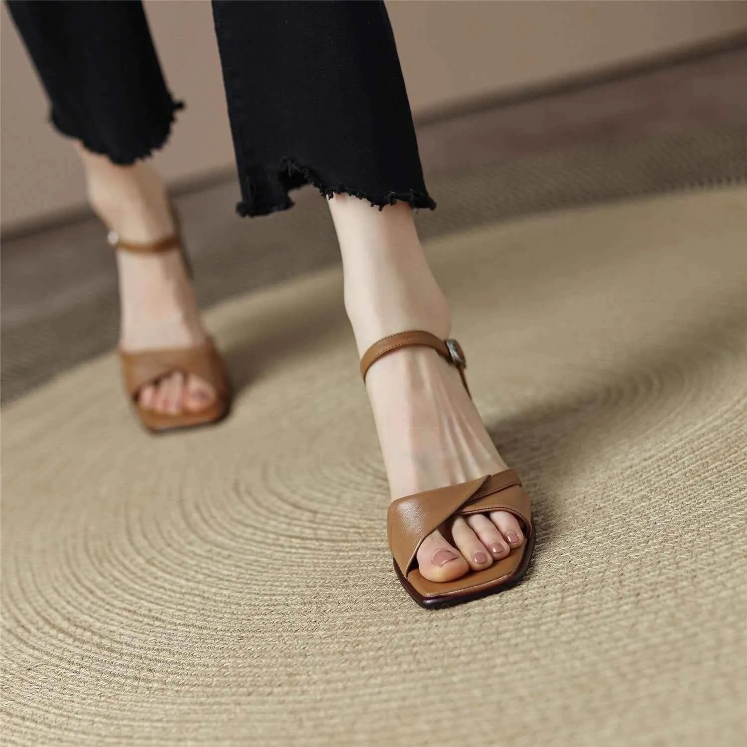 Women's Casual Shoes RZ310 - Genuine Leather Sandals