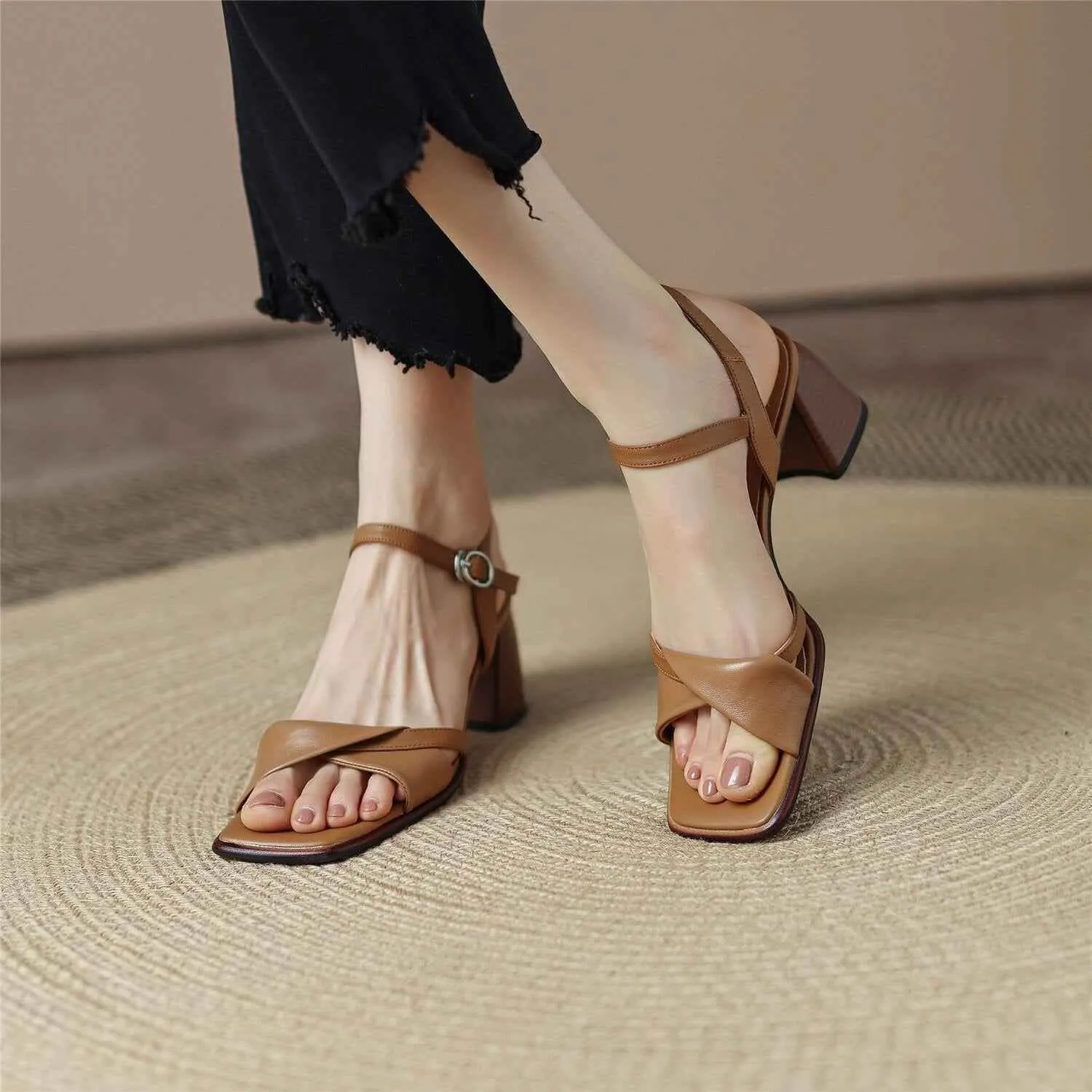 Women's Casual Shoes RZ310 - Genuine Leather Sandals