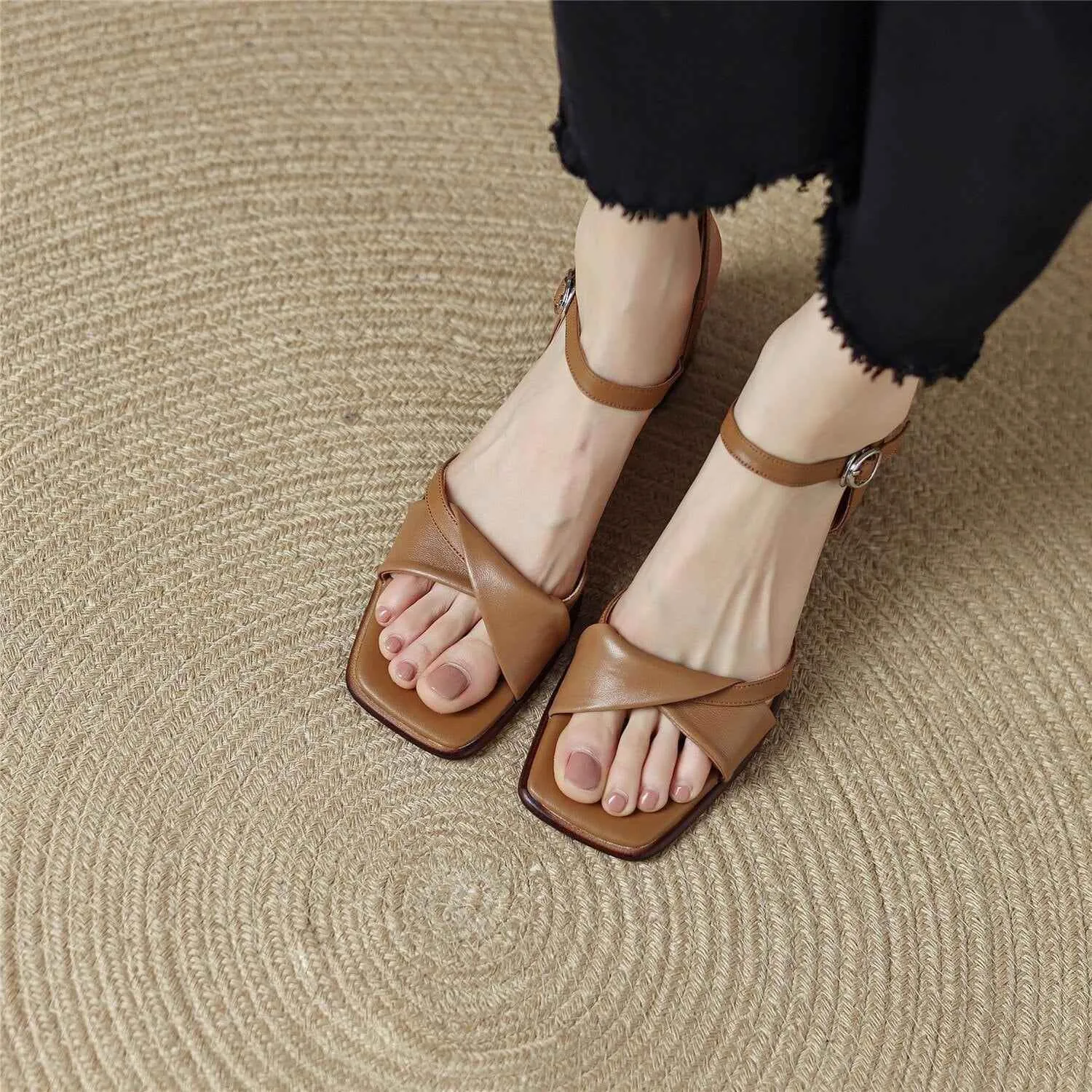 Women's Casual Shoes RZ310 - Genuine Leather Sandals