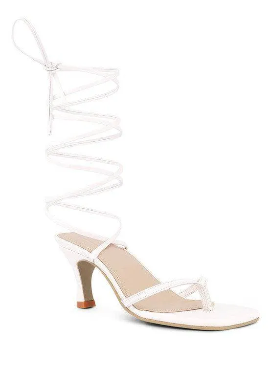 Women's Shoes Dorita Kitten Heel Lace Up Sandal