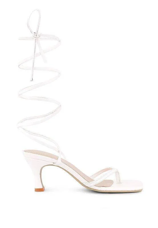 Women's Shoes Dorita Kitten Heel Lace Up Sandal