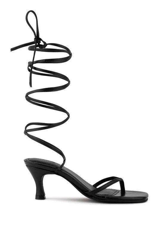 Women's Shoes Dorita Kitten Heel Lace Up Sandal